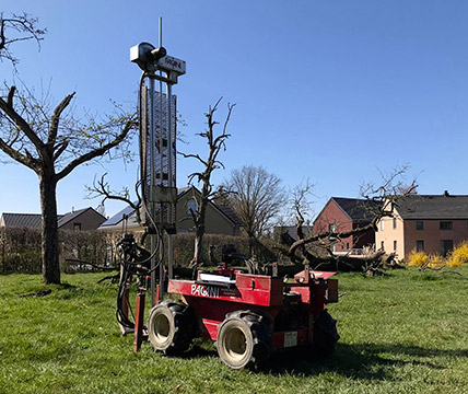 Pénétromètre dynamique DPM 30/50 spécialiste en essai de sol solor Mettet