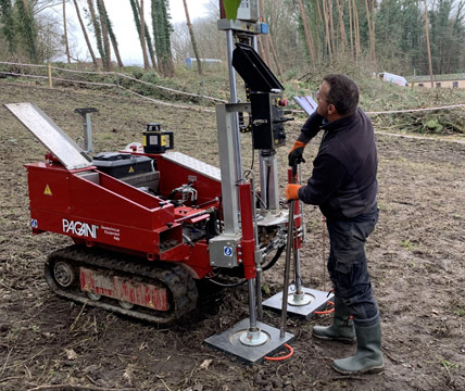 Pénétromètre dynamique DPM 63/100 en belgique avec solor votre spécialiste en essai de sol